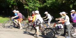 Bike ride organized by KEK Foundation in Hungary